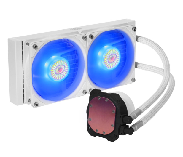 Cooler Master Masterliquid ML240L V2 RGB White 2x120mm - 732775 - zdjęcie 3
